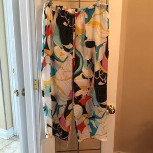 Natori Multicolor Wide-Leg Pants
